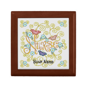 Butterfly custom Nurse  gift box