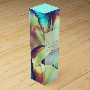 Butterfly custom wine box