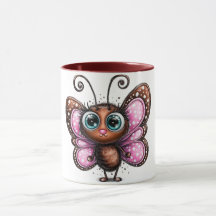 Butterfly cutie coffee mug