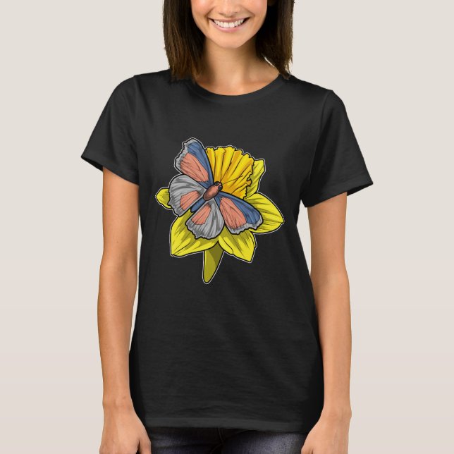 Butterfly Daffodil T-Shirt (Front)