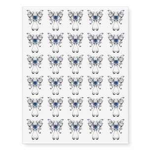 Butterfly Dance 2 Temporary Tattoos