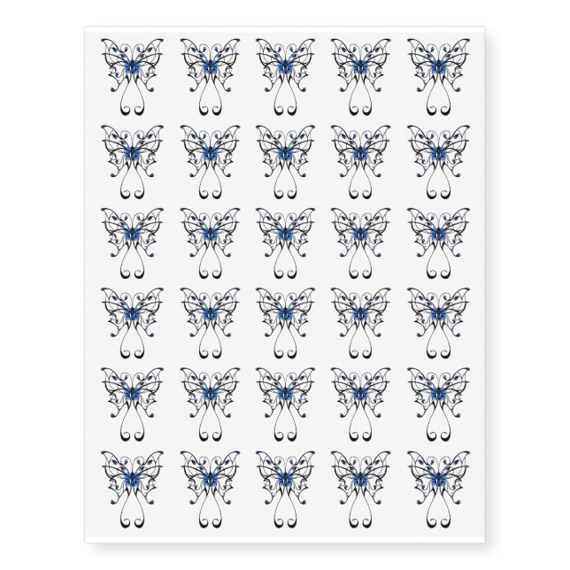 Butterfly Dance 2 Temporary Tattoos (Front)