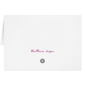 Butterfly dance cards (Back Horizontal)