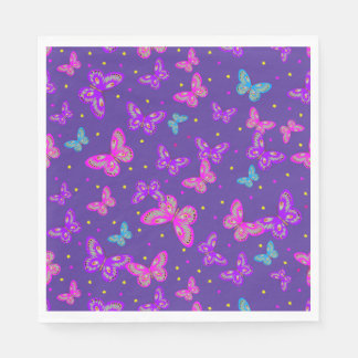 Butterfly dance napkins