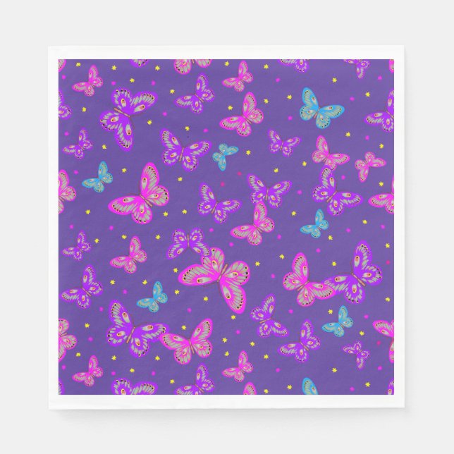 Butterfly dance napkins (Front)