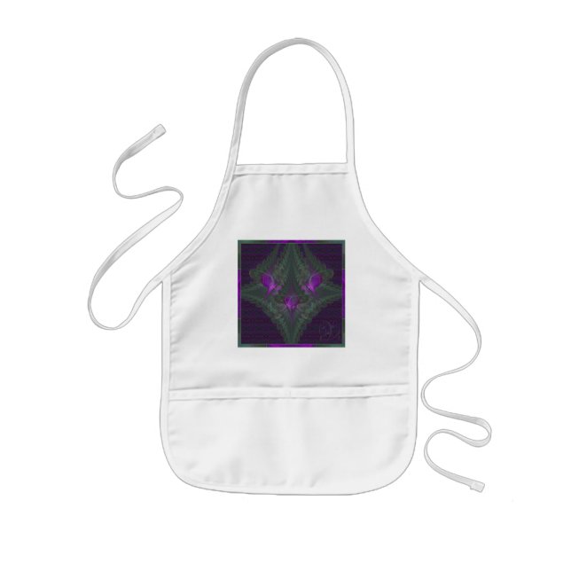 Butterfly Dance of Love Abstract Art Kids' Apron (Front)