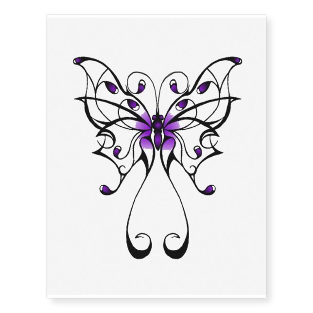 Butterfly Dance Temporary Tattoos (Front)