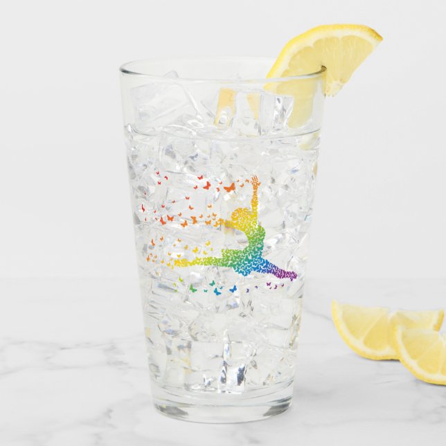 Butterfly Dancer Glass (Back Ice)