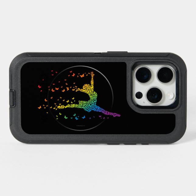Butterfly Dancer iPhone 15 Pro Case (Back Horizontal)