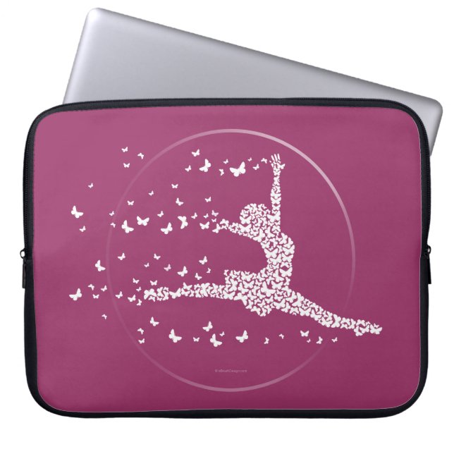 Butterfly Dancer Laptop Sleeve (Front)