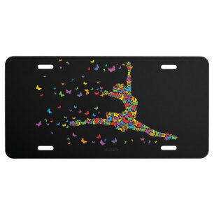 Butterfly Dancer License Plate