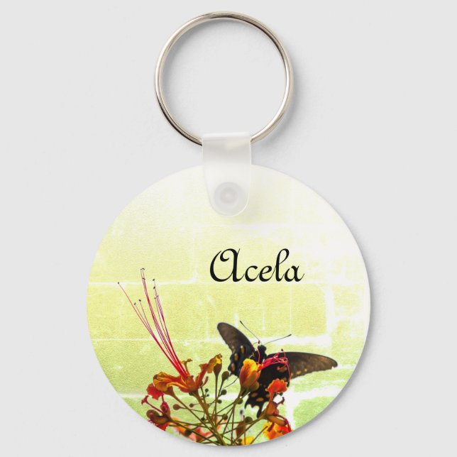 Butterfly Delight Keychain (Front)