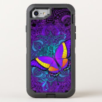 Butterfly Delight Otterbox Defender Iphone Se/8/7 Case by Rage_Case at Zazzle