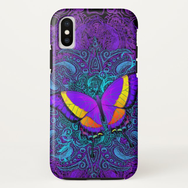 Butterfly Delight Tough Case-Mate iPhone Case (Back)