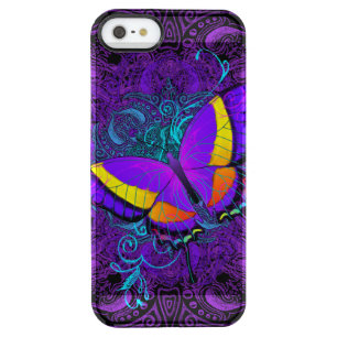 Butterfly Delight Clear iPhone SE/5/5s Case