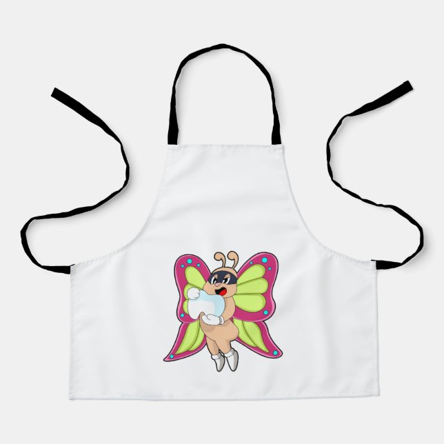 Butterfly Dentist Teeth Apron (Front)