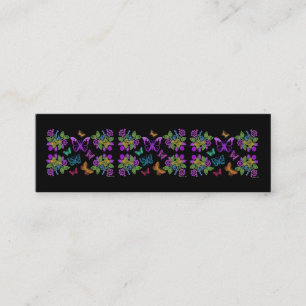 Butterfly Design Bookmark Mini Business Card