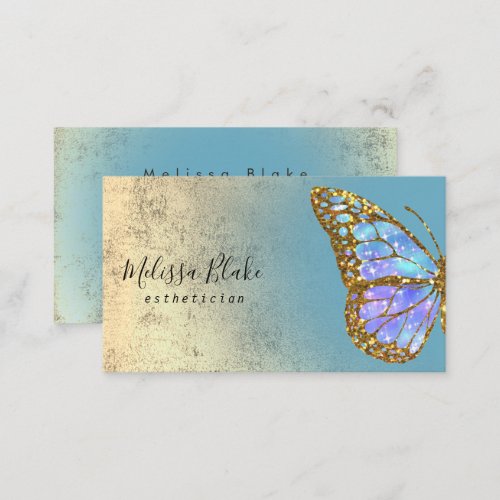 butterfly design business card