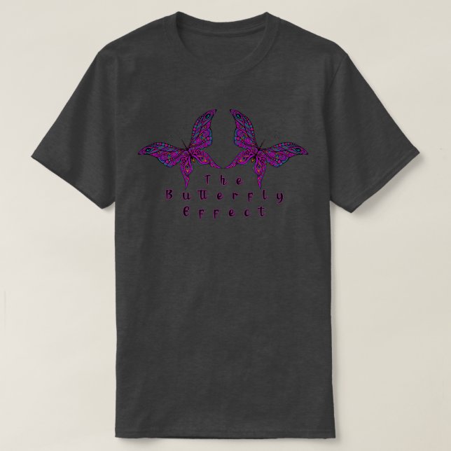 Butterfly Design For Women The Butterfly Effect T-Shirt (Design Front)