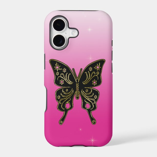 Butterfly Design Iphone Case (Back)