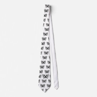 butterfly design neck tie
