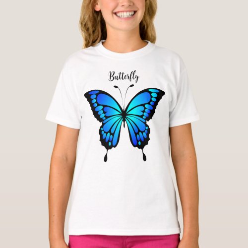 Butterfly Design T_Shirt _ Elegant and Nature