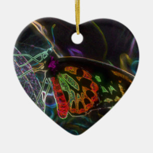 Butterfly Digital Art Nature Ornament