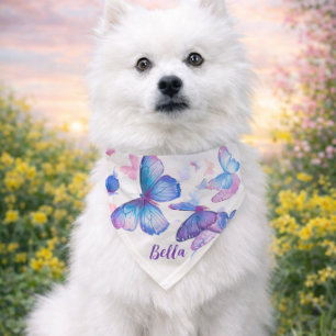 Butterfly Dog Gift for Dog Mom Cute Design Pet Bandana Collar