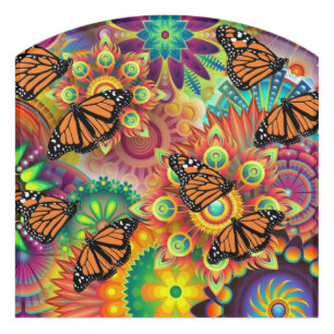 Butterfly Door Sign