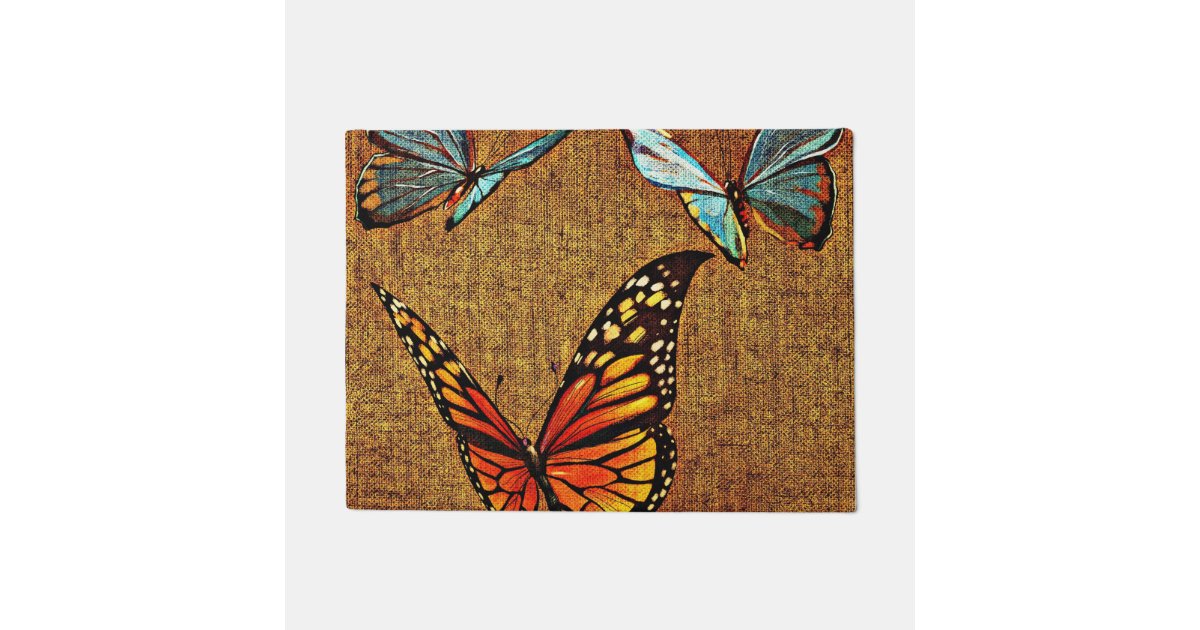Butterfly Doormat | Zazzle