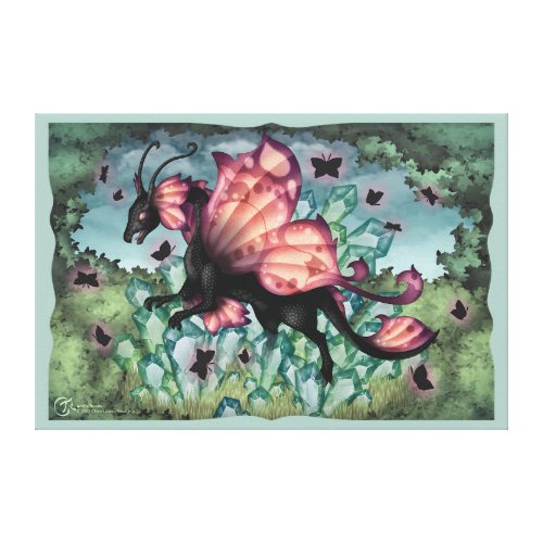 Butterfly Dragon Canvas