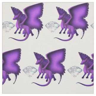 Butterfly Dragon Diamond Fabric