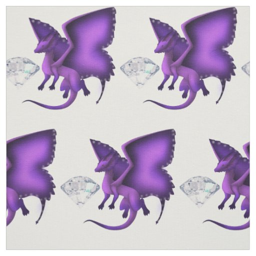 Butterfly Dragon Diamond Fabric