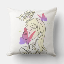 Butterfly Dream – Women’s Artistic throw pillows