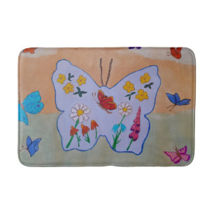 Butterfly Dreaming Bath Mat