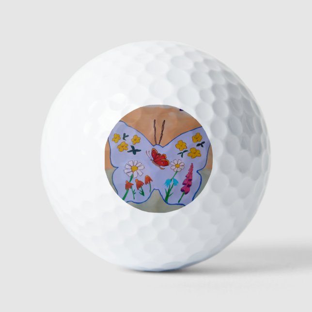 Butterfly Dreaming  Golf Balls (Front)