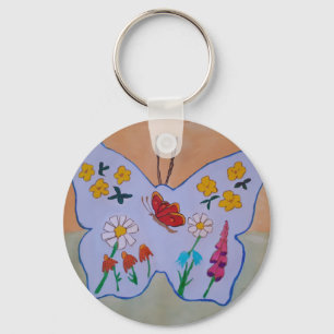 Butterfly Dreaming Keychain