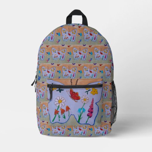 Butterfly Dreaming Printed Backpack