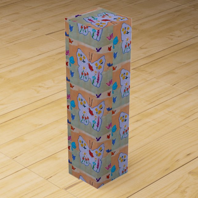 Butterfly Dreaming Wine Box (Front)