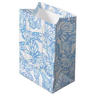Butterfly Dreams (Blue) Medium Gift Bag