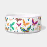 Butterfly Dreams Bowl<br><div class="desc">My Butterfly Dreams design is cheery modern,  chic and colorful.  It looks great on everything from bed and bath items,  to clothing and accessories.  It's a happy designer graphic that adds color and movement to any decor or object!</div>