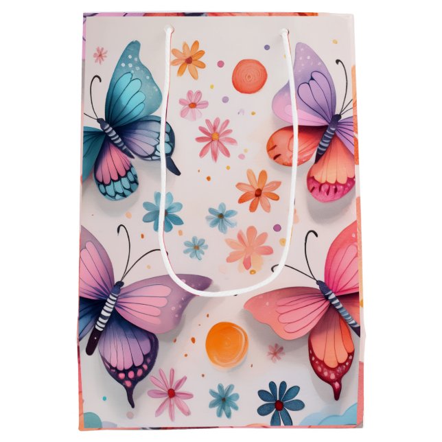 Butterfly Dreams Medium Gift Bag (Back)