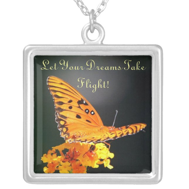 Butterfly "Dreams" Necklace (Front)