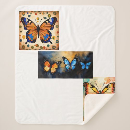 Butterfly Dreams Oversized Blanket Sherpa Blanket