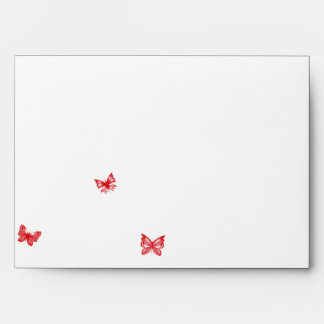 Butterfly Dreams: Red Wedding Envelope