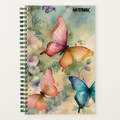 Butterfly Dreams Spiral Notebook