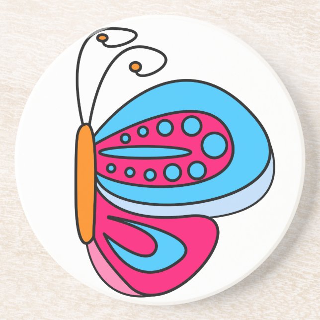 Butterfly Drink Coaster (Front)