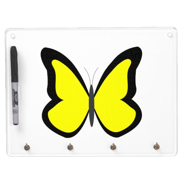 Butterfly Dry Erase Board (Front)