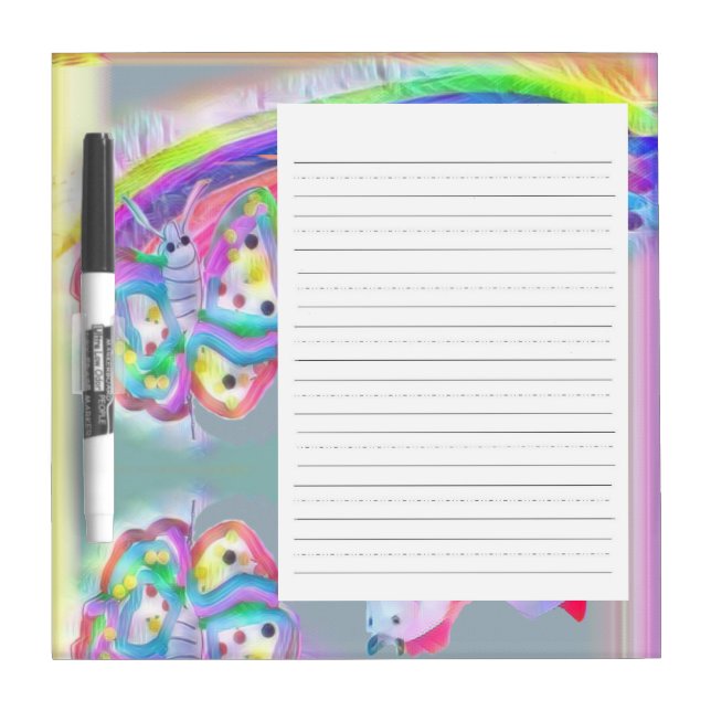  Butterfly  Dry Erase Board (Front)