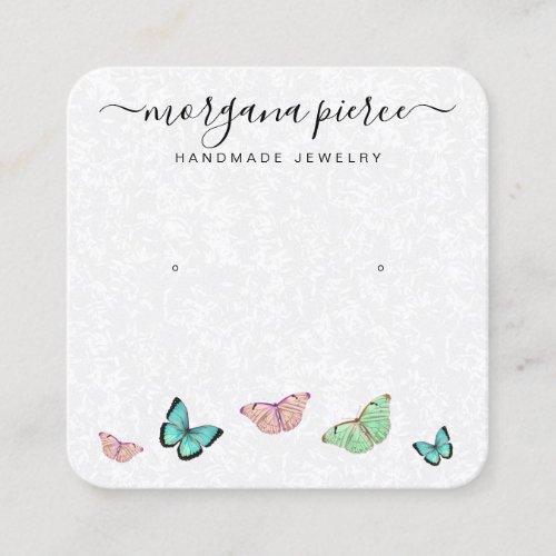 Butterfly Earring Product Display Card